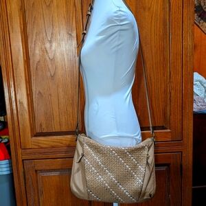 Elliott Lucca Tan Crossbody Bag